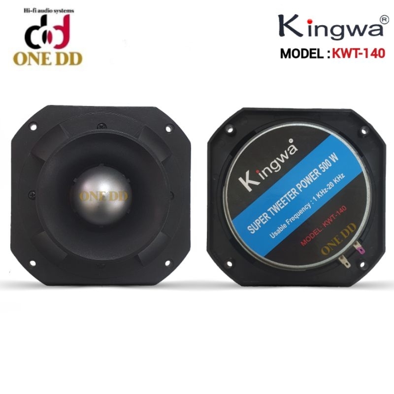 super-tweeter-หัวจรวด7นิ้ว-kingwa-500w-model-kwt-140-1ตัว-เสียงแหลม-tweeter-speaker