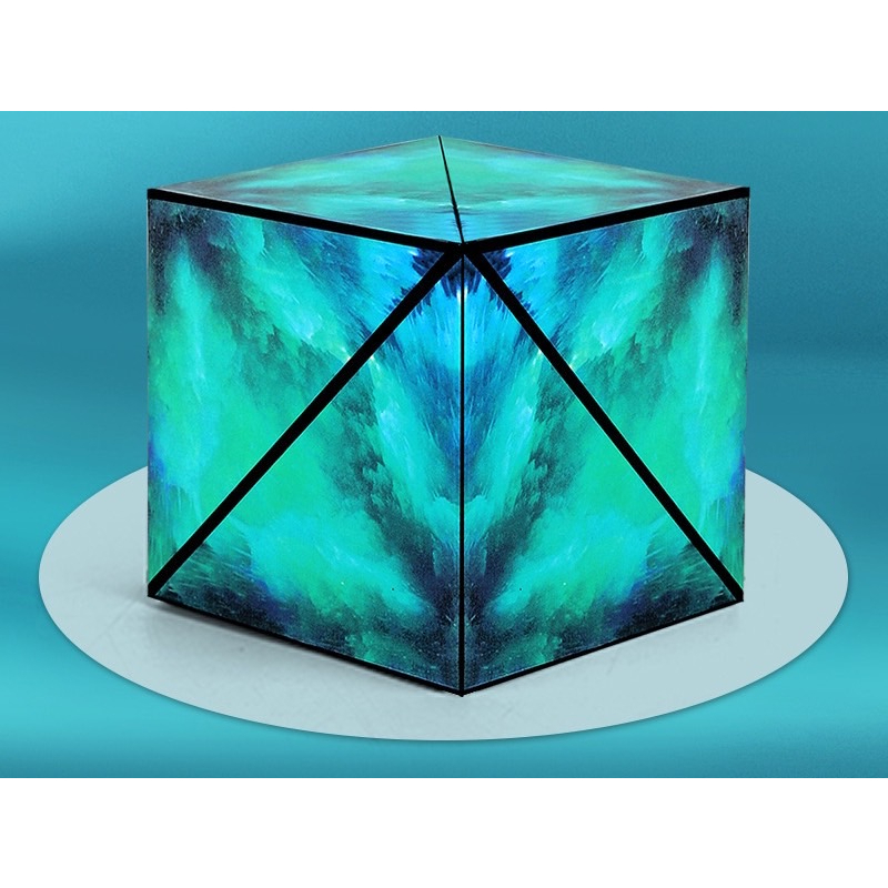 พร้อมส่ง-รูบิคแม่เหล็ก-magnetic-creative-cube-รูปทรงเรขาคณิต-3-มิติ-ต่อได้หลายรูปแบบ