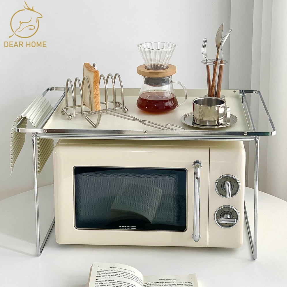 Dear Home ชั้นคร่อมไมโครเวฟ ins style | Shopee Thailand