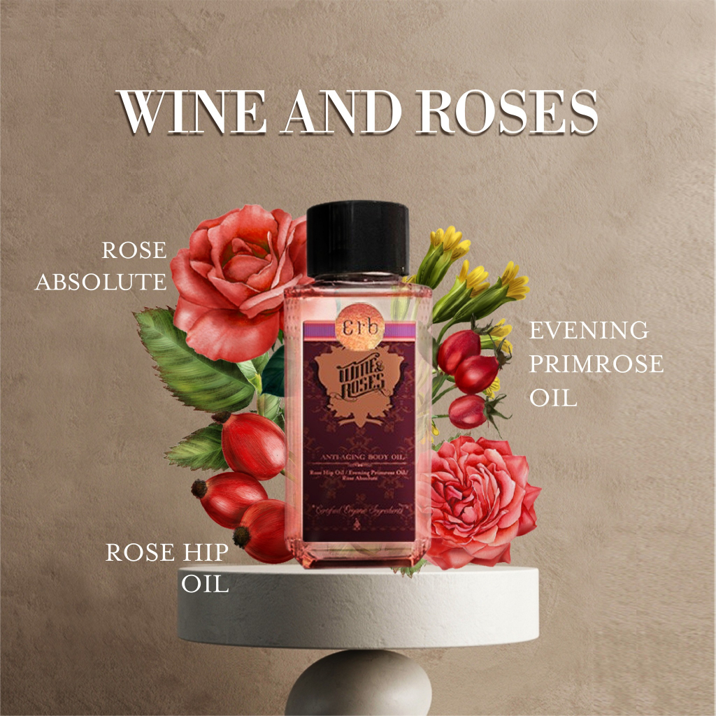 erb-wine-amp-roses-anti-aging-body-oil-100-ml-ออยล์ทาผิวขนาดพกพา-กลิ่นไวน์กุหลาบ-ช่วยชะลอวัยย้อนอายุผิว-ลดรอยแตกลาย-เอิบ