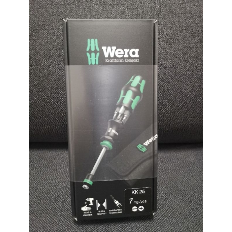 Wera Kraftform Kompakt 25 RA-R with bag, 6-piece