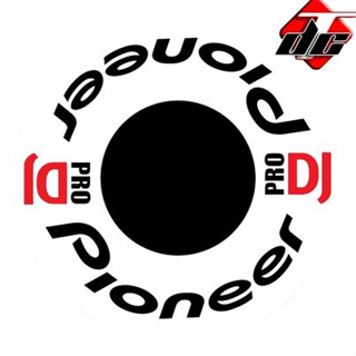 สีโปร่งใส Size " L "สติกเกอร์ในSkin jog wheel protective film Pioneer dj แบบใส ลายpioneer djSkin jog ddj1000 , ddj1000sr