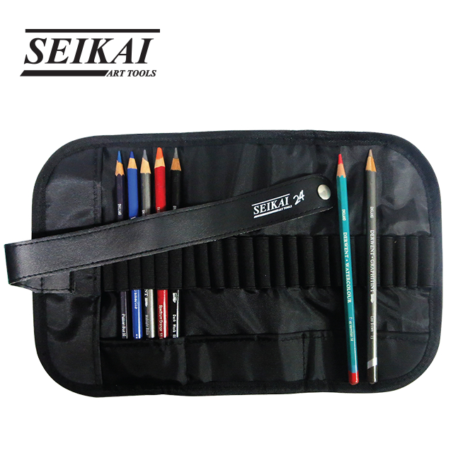 seikai-กระเป๋าดินสอ-กระเป๋าใส่พู่กัน-กล่องดินสอ-pencil-wrap-1-ใบ