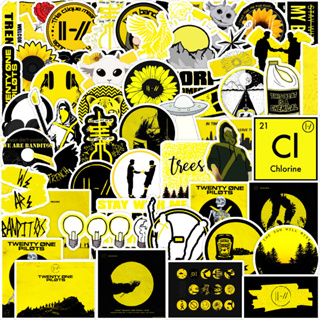 💥พร้อมส่ง💥Twenty One Pilots - USA Rock Band สติ๊กเกอร์  50Pcs/Set DIY Fashion Decals Doodle Sticker