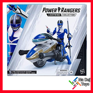 Power Rangers Lightning Collection Time Force Blue &amp; Vector Cycle 6" Figure พาวเวอร์ เรนเจอร์ ไทม์ ฟอร์ซ บลู &amp; เวคเตอร์