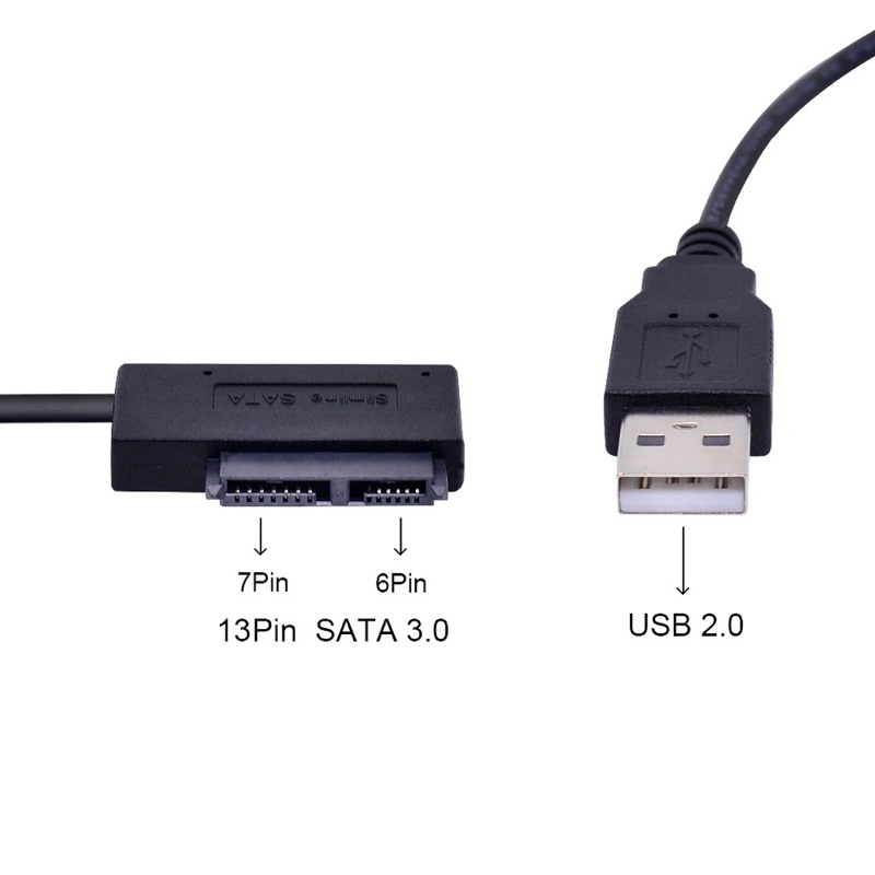 usb-3-0-mini-sata-ii-7-6-13pin-อะแดปเตอร์แปลงสายเคเบิลสำหรับแล็ปท็อป-cd-dvd-rom-slimline-ไดรฟ์แปลง-hdd-แคดดี้