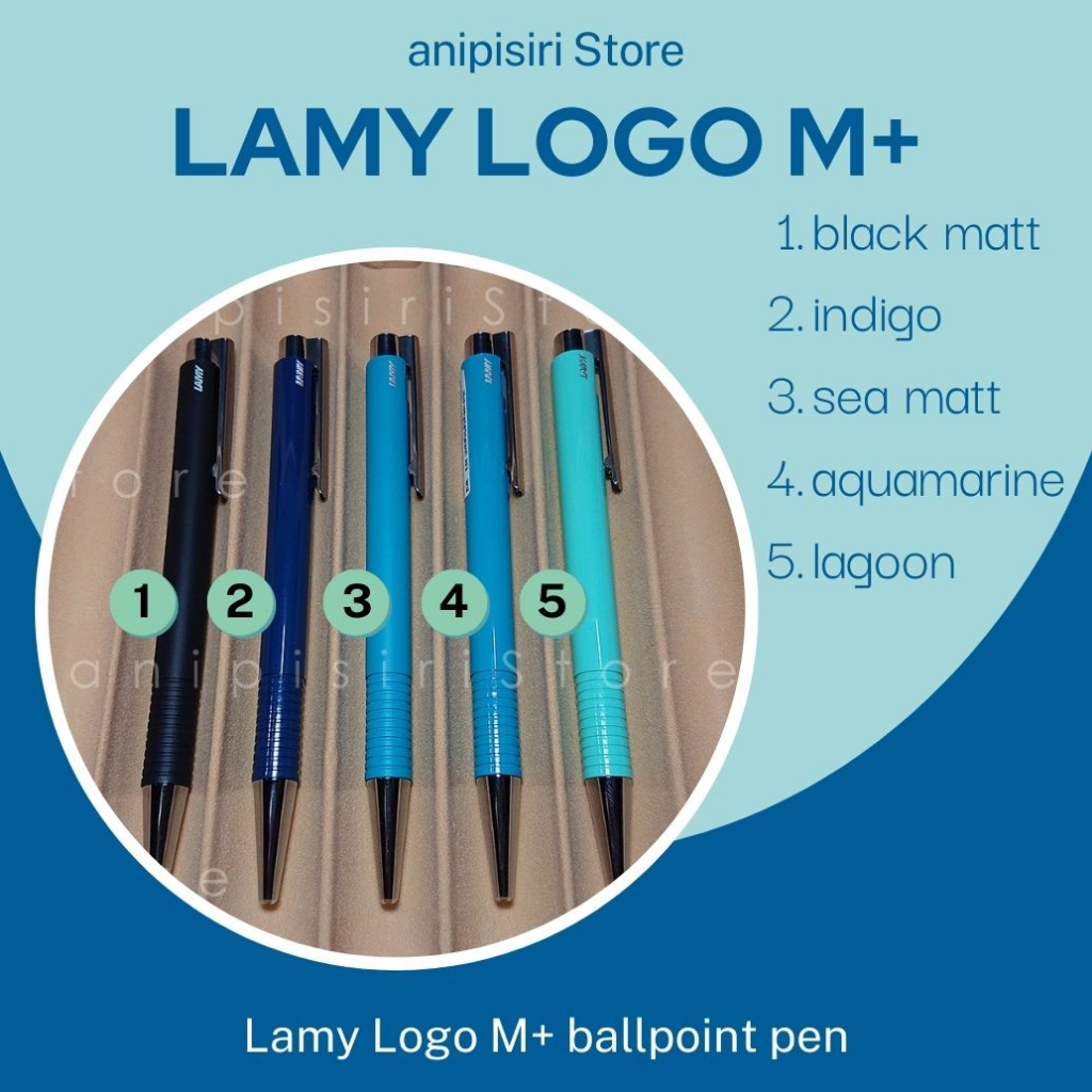 lamy-logo-m-ballpoint-pen-lagoon-indigo-sea-matt-aqua-marine-balck-matt-2020-balck-matt-2022