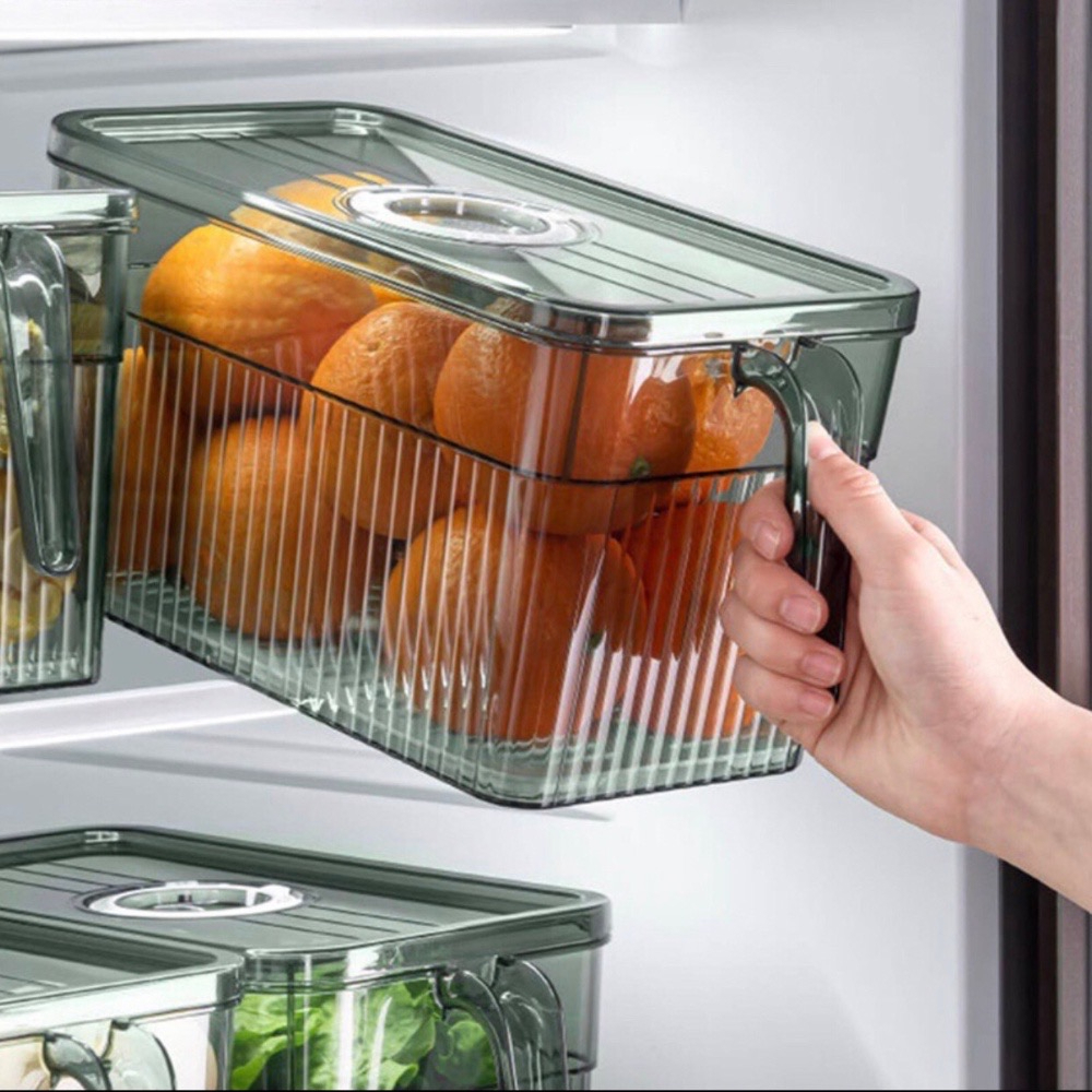 กล่องถนอมอาหาร-กล่องเก็บผักผลไม้-กล่องถนอมอาหารในตู้เย็น-ให้สดใหม่ตลอดเวลาตัวล็อคปิดสนิท-ป้องกันกลิ่นไม่พึงประสงค์