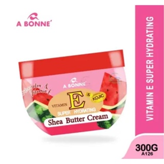 Product details of Abonne Vitamin E and Kojic Super Hydrating Shea Butter Cream 300g 1box = 24 pcs =Price 1800฿)