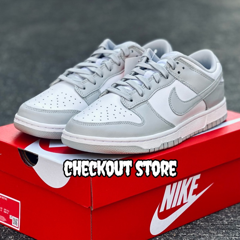 nike-dunk-low-grey-fog-แท้