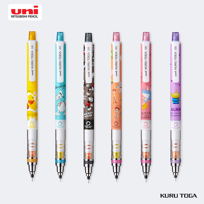 ดินสอกด-uni-kuru-toga-ลาย-disney-limited-edition-และ-pompom-ลิขสิทธิ์แท้จากญี่ปุ่น