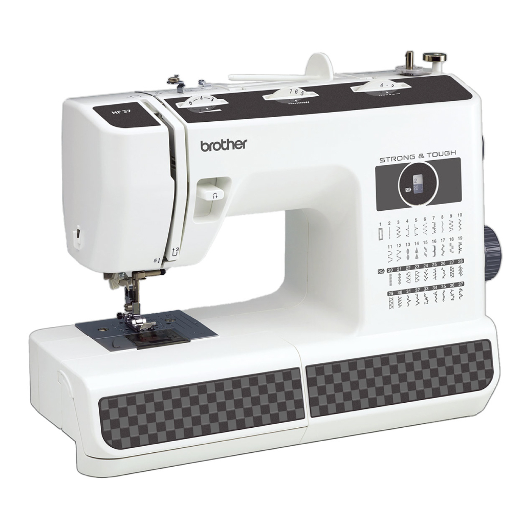 brother-hf37-sewing-machine-จักรเย็บผ้าไฟฟ้าเอนกประสงค์-มี-37-ลายเย็บ-สำหรับการเย็บผ้าทั่วไป-ผ้ายีนส์-และการเย็บผ้าปริมาณมาก-การรับประกัน-1-ปี