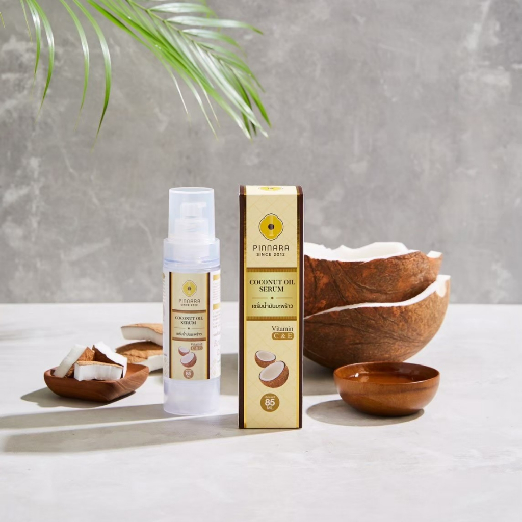 Pinnara Coconut Oil Serum เซรั่มน้ำมันมะพร้าว พิณนารา Shopee Thailand