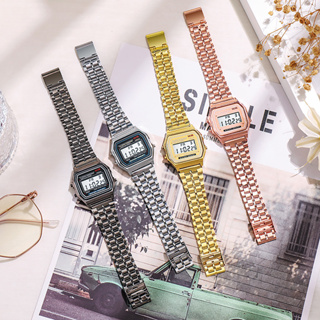 ภาพขนาดย่อของภาพหน้าปกสินค้าAMELIA AW059 นาฬิกาข้อมือผู้หญิง นาฬิกา A159W วินเทจ นาฬิกาผู้ชาย นาฬิกาข้อมือ นาฬิกาดิจิตอล Watch สายสแตนเลส พร้อมส่ง จากร้าน amelia_sp บน Shopee ภาพที่ 6