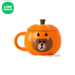 BROWN HALLOWEEN MUG •• แก้วมัคฮาโลวีนหมีบราวน์