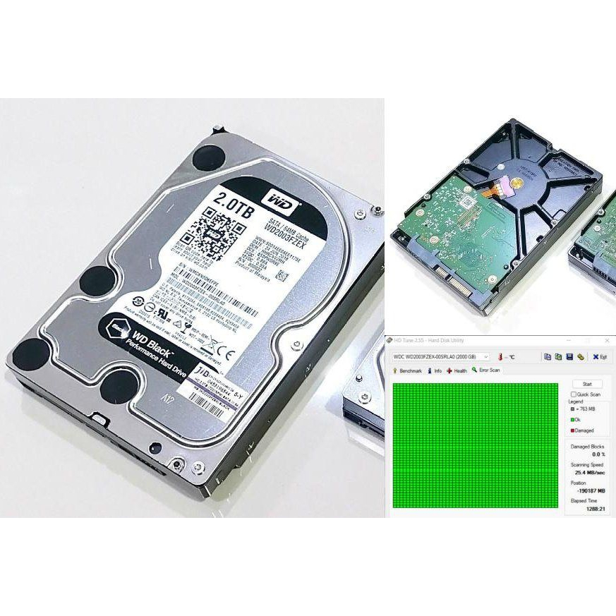 Western Digital BLACK 2 TB Internal Hard Drive ฮาร์ดดิสก์ PC BLACK 2 TB ...
