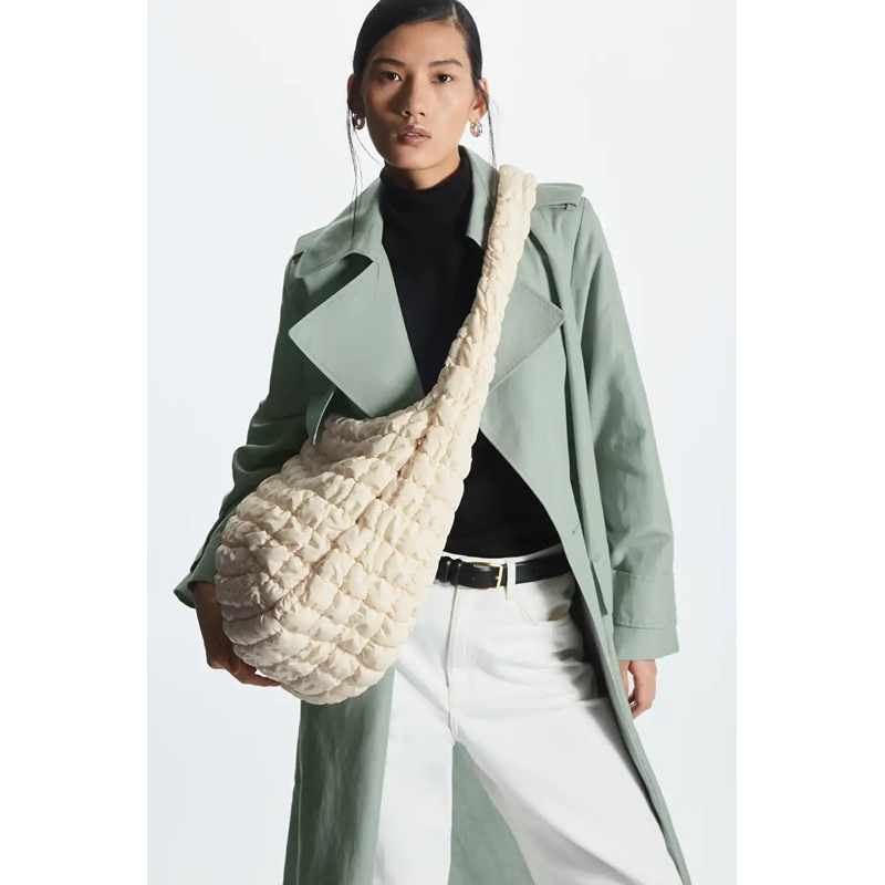 Everyday Essentials Cos Quilted Oversized Shoulder Bag Shopee