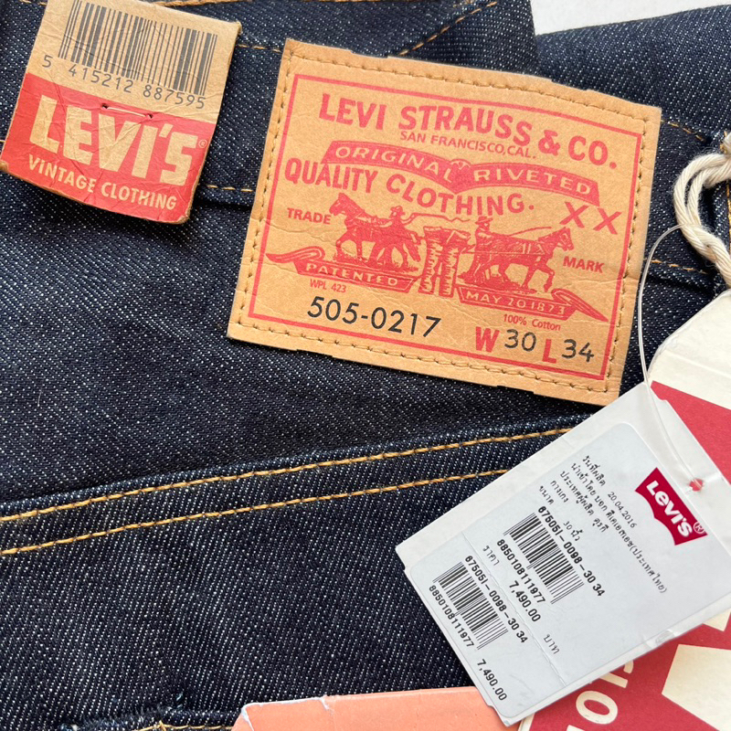 levis-vintage-clothing-1967-mens-505-ริมแดง-jeans-made-in-turkey-รุ่น-675051-0098-w30l34