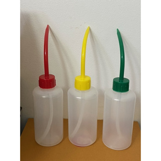 Wash Bottle LDPE ขวดฉีดน้ำกลั่น ขวดฉีด ก้านสีเขียว  สีแดง สีเหลือง 250ML 500ML 1000ML ของไทย มีสเกล