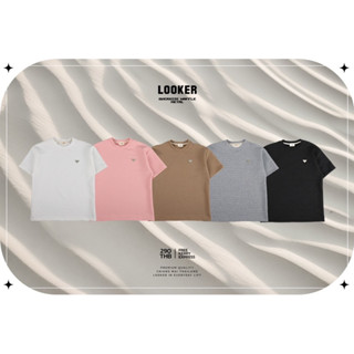 LOOKER-เสื้อยืดแขนสั้น “Oversize Waffle Metal” (9%Clothing)