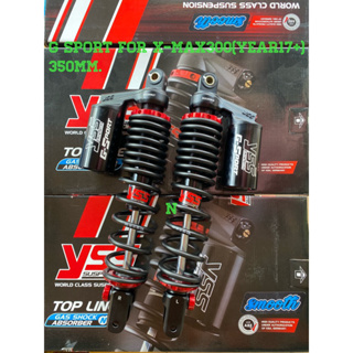 YSS For X-Max300(Year17+)///G Sport size350mm//เเละLoad size325mm/Black series (Free Spring Heavy duty)