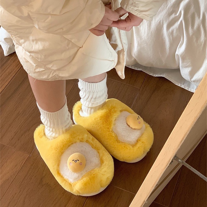 รองเท้าใส่ในบ้าน-slipper-ไข่ขี้เกียจ-lazyegg-มี-ไซส์-36-37-38-39-40-41