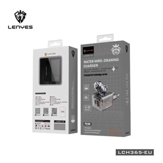 หัวชาร์จ Lenyes Adapter 2 Ports (USB+Type-C) รุ่น LCH365