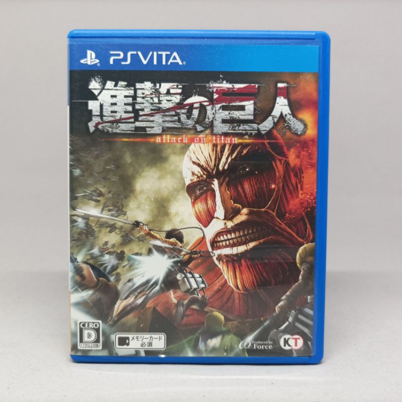 Attack on Titan PS Vita | แผ่นเกมเพลสเตชั่นวีต้า แท้ | Zone 2 | Japan ...
