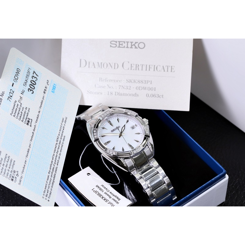 นาฬิกา Seiko Conceptual Ladies Diamond รุ่น SKK883P1 | Shopee Thailand