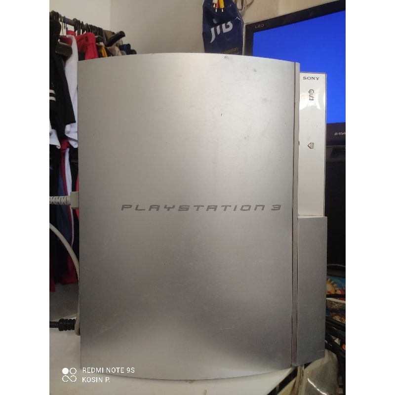 playstation-3-cechh00-40gb-silver-satin-แปลงเล่นผ่าน-hd-เล่นแผ่นได้ปกติ-สินค้าดี-ไม่มีย้อมแมว