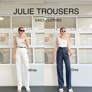 Julie Trousers/กางเกงเอวสูงทรงกระบอกเล็ก