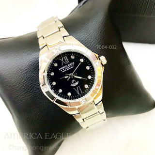 นาฬิกา Amerca Eagle (7004-032)⌚ถูกออกแบบมาอย่างเรียบหรู ดูดี มีสไตล์ หน้าปัดดีไซต์สวย ทันสมัย ช่างทองจิวเวลรี่