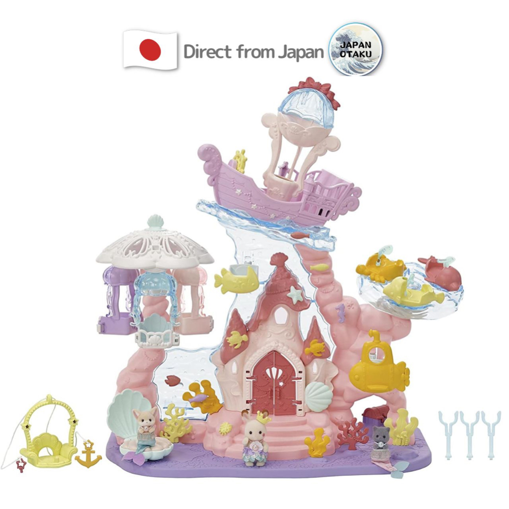 Sylvanian families amusement park [Dreamy Mermaid Castle],Japan Shopee Thailand