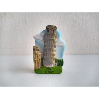 แม่เหล็กติดตู้เย็นนานาชาติสามมิติ รูปหอเอนปิซ่าอิตาลี 3D fridge magnet Pisa Italy