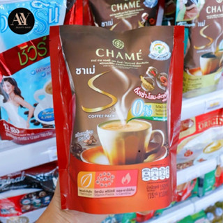 CHAME’ Sye Coffee Pack กาแฟลดน้ำหนักเพื่อสุขภาพ ถั่งเช่า โสม เห็ดหลินจือ ซองแดง 150 กรัม