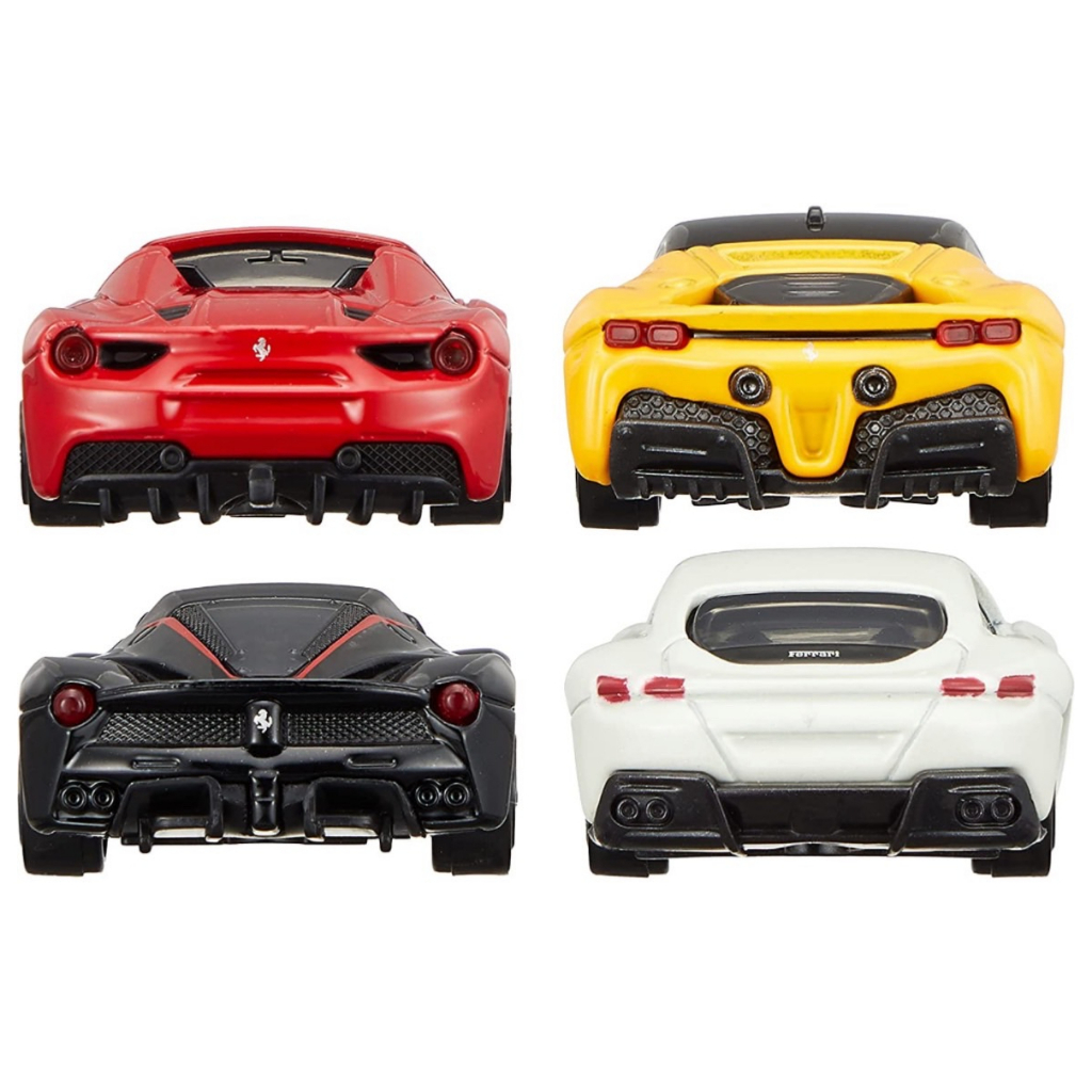 tomica-ferrari-collection-488-spider-sf90-stradale-la-ferrari-aperta-ferrari-roma-สินค้าจากญี่ปุ่น-4-ชิ้น-ชุดของขวัญ