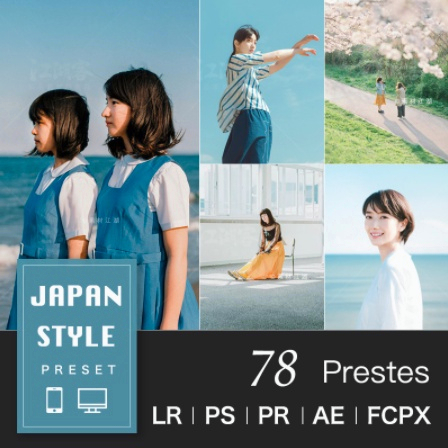ภาพหน้าปกสินค้าAdobe Lightroom Preset Desktop & Mobile - Japan Style (PR/AE/PS/LR/FCPX/DaVinci Resolve)