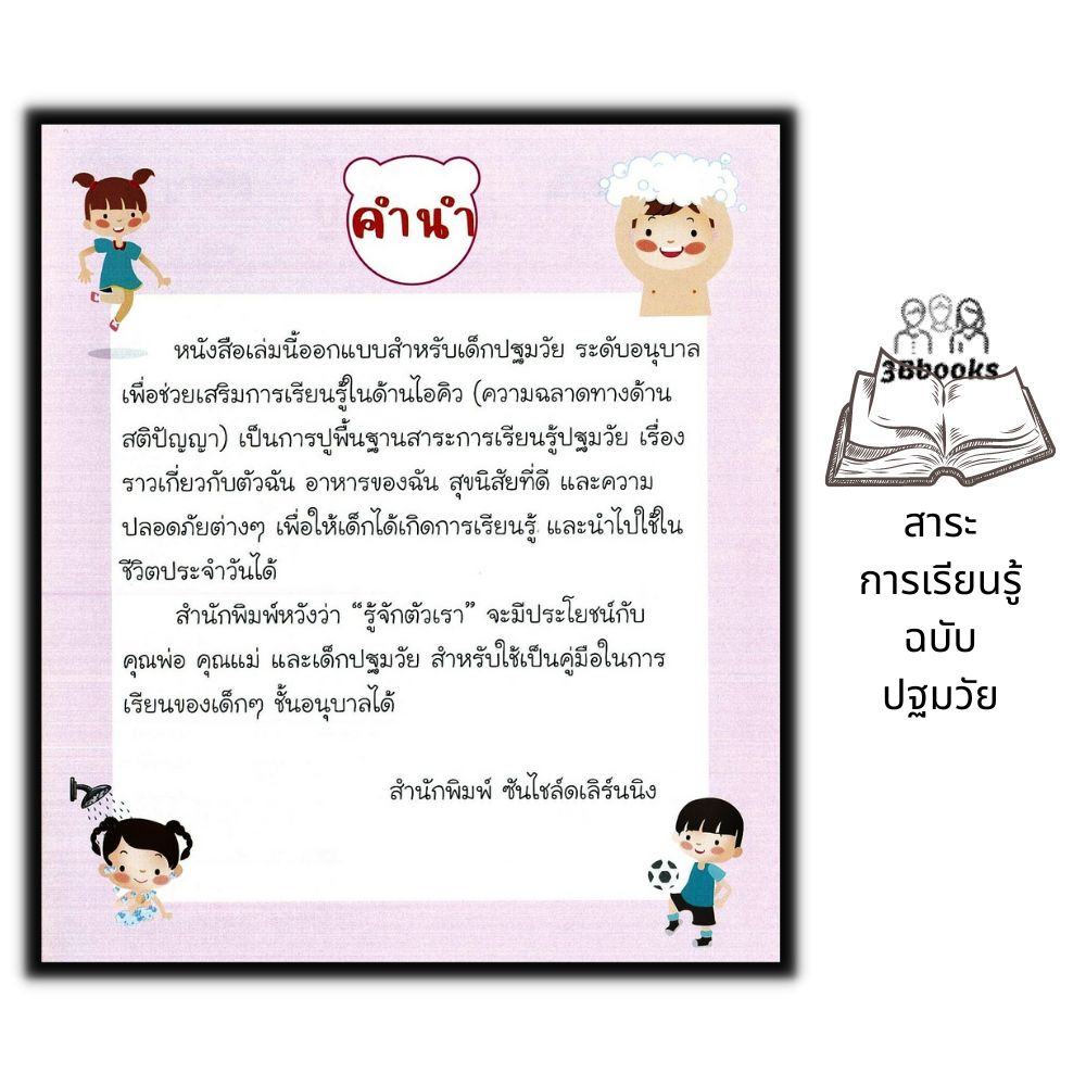 หนังสือ-รู้จักตัวเรา-หนังสือเด็ก-สาระการเรียนรู้ปฐมวัย-คู่มือเรียนอนุบาล-เสริมการเรียนรู้สำหรับเด็ก