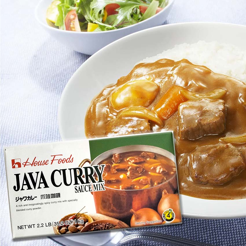 HOUSE FOODS จาวา เคอรี่ มิกซ์ JAVA Curry Mix 1kg เครื่องแกงกะหรี่ ...