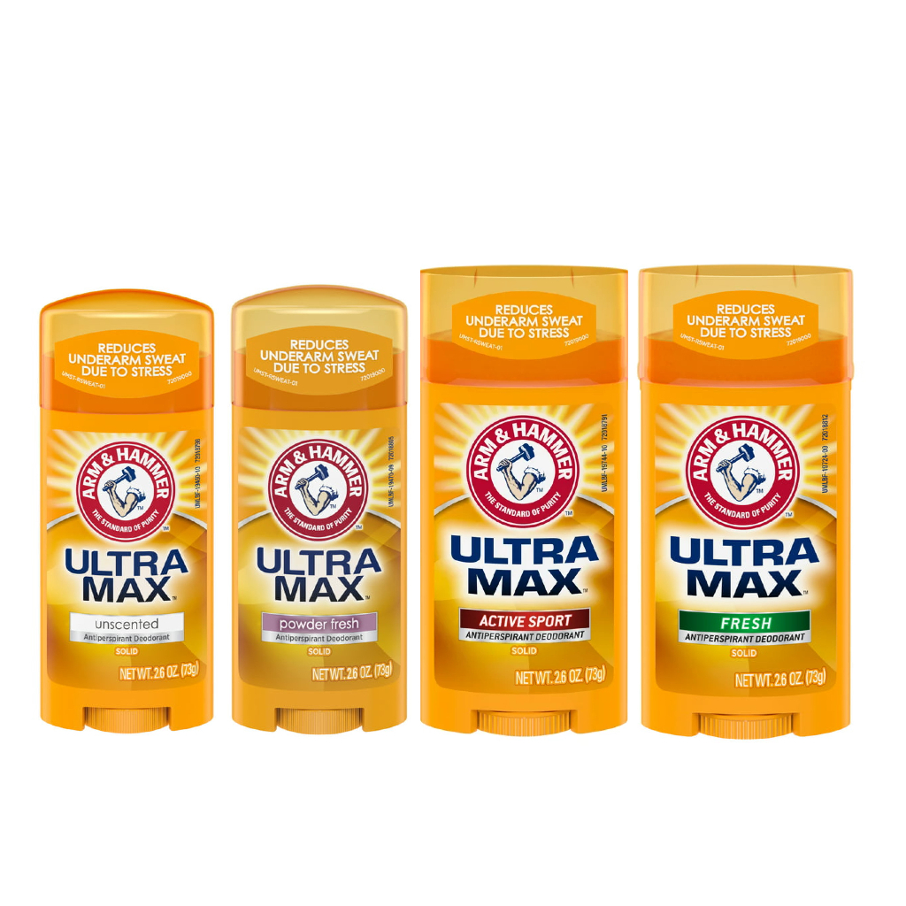 ARM & HAMMER ULTRAMAX AntiPerspirant Deodorant 2.6 oz(73g) Shopee