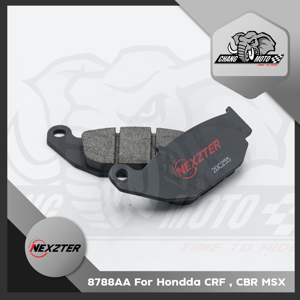 ผ้าเบรค-nexzter-เบอร์-8788aa-สำหรับ-honda-crf250-cb150r-cbr150r-msx-125-msx-125-sf