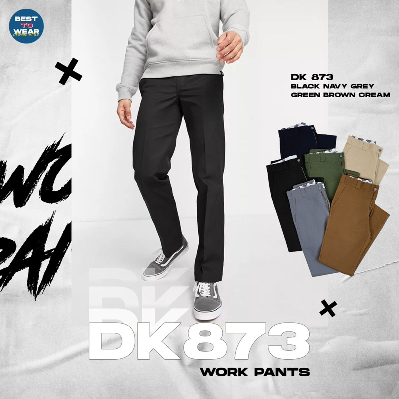 ภาพหน้าปกสินค้า️ กางเกง DK873(ขากระบอกเล็ก) ผ้านุ่มใส่สบาย มีเก็บปลายทาง จากร้าน workwear_shop บน Shopee