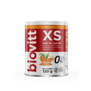 IBN Biovitt Xs Thai Tea 120 G. ไอบีเอ็น ไบโอวิต เอ็กซ์เอส รสชาไทย 120 กรัม