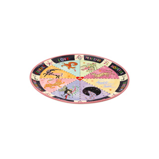 Cath Kidston Round Platter Spirit Animals Multi/Pink