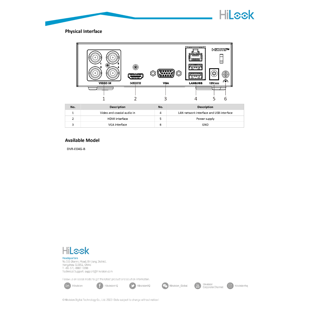 hilook-edvr-dvr-e04g-b-4-ch-เครื่องบันทึกกล้องวงจรปิด-4-ch-สำหรับกล้อง-hd-ความละเอียดไม่เกิน-2mp-มี-essd-330-gb-ในตัว