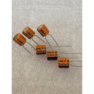 คาปาซิเตอร์ C470UF 10V C470UF 10V  C470UF 10V  CAPACITOR ขนาด8x7mm.(10ชิ้น)C470UF 10V  C470UF 10V  C470UF 10V