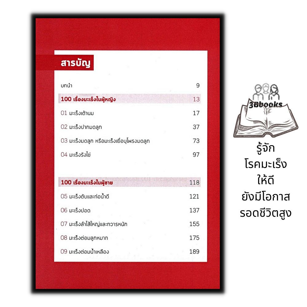 หนังสือ-รู้ทันมะเร็งร้ายของชายหญิง-มะเร็ง-โรคเฉพาะทาง-การดูแลรักษาโรค-การป้องกันโรค