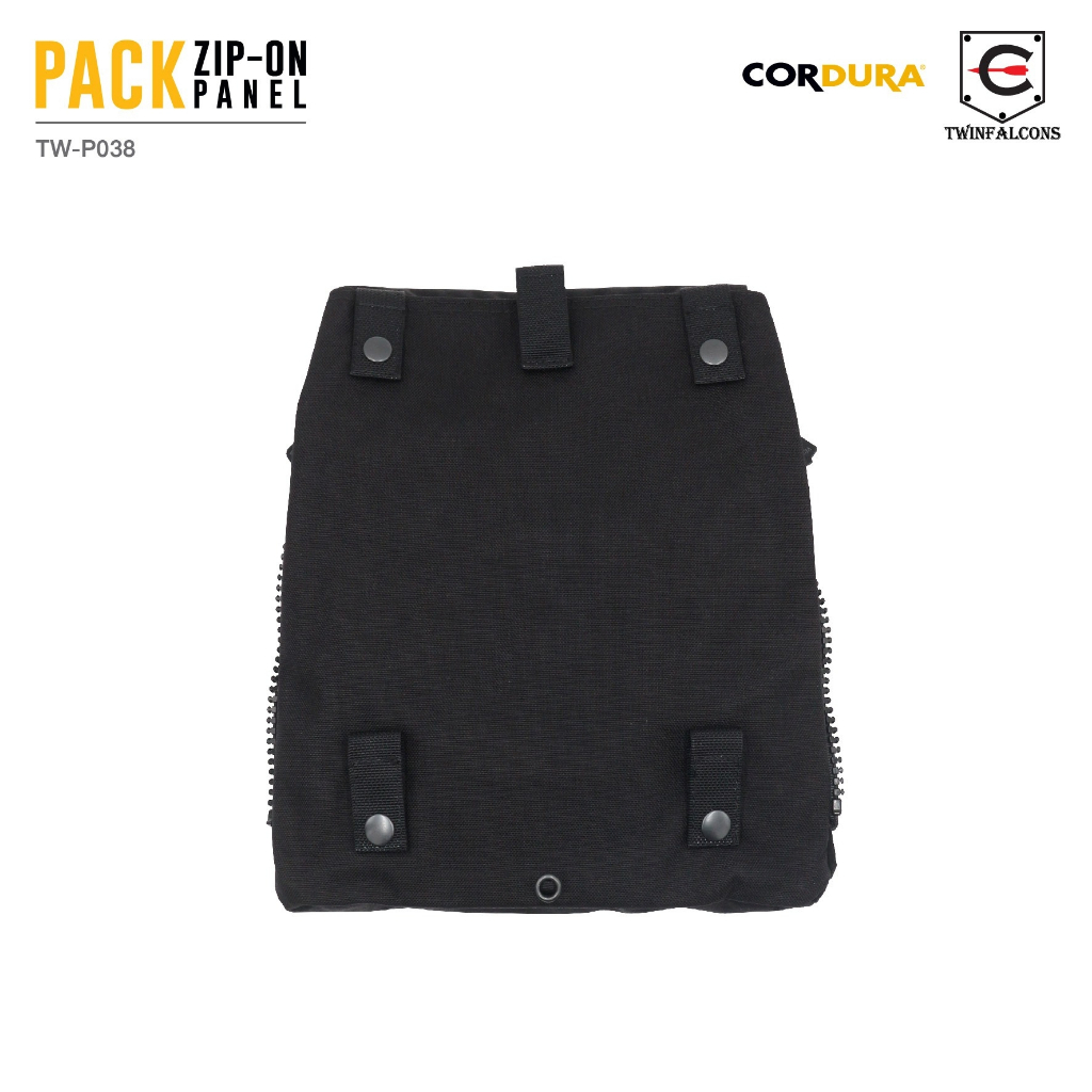 กระเป๋าเป้-pack-zip-on-panel-twinfalcons-วัสดุผ้า-cordura-1000d-snap-closure-top-opening-keeps-tool-in-place