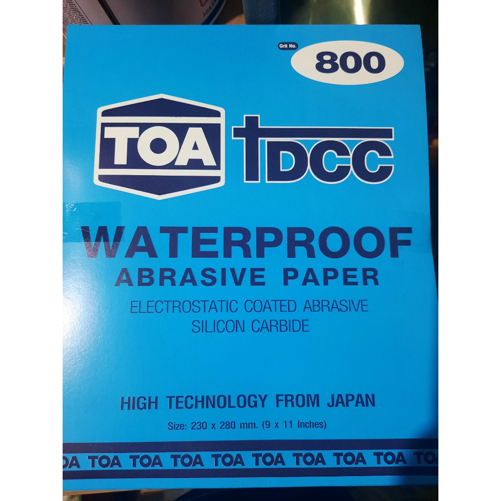 กระดาษทรายTOA #800 10แผ่นต่อแพ๊ค | Shopee Thailand