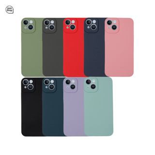 เคส TPU หนา สำหรับ iPhone 14 เคสซิลิโคนนิ่ม กันกล้อง สีพาสเทล